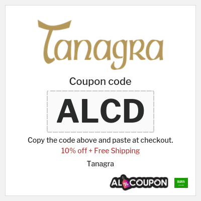 Coupon discount code for Tanagra 10% OFF