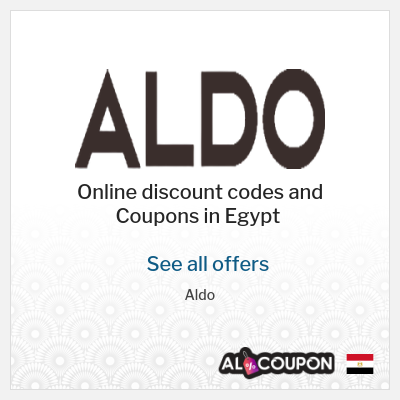 Coupon discount code for Aldo 15% OFF