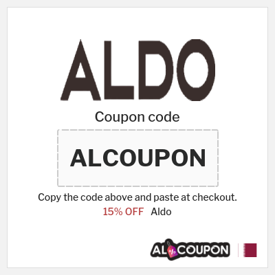 Coupon discount code for Aldo 15% Coupons & Vouchers
