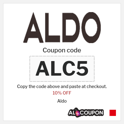 Coupon for Aldo (ALC5) 10% OFF