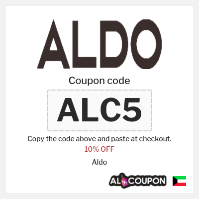 Coupon for Aldo (ALC5) 10% OFF