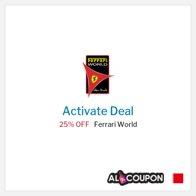 Coupon discount code for Ferrari World Discounted tickets