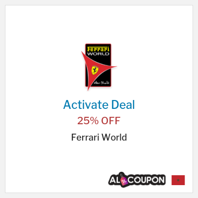 Coupon discount code for Ferrari World Discounted tickets