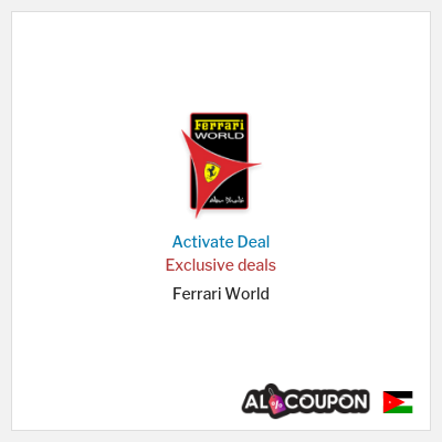 Special Deal for Ferrari World Exclusive deals