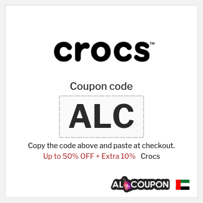 Coupon discount code for Crocs 10% OFF