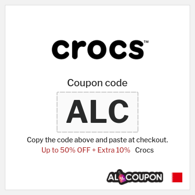 Coupon discount code for Crocs 10% OFF
