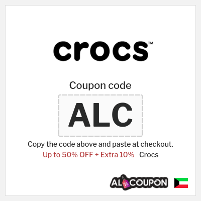 Coupon discount code for Crocs 10% OFF