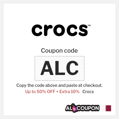 Coupon discount code for Crocs 10% OFF