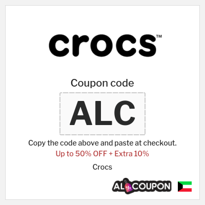 Coupon discount code for Crocs 10% OFF