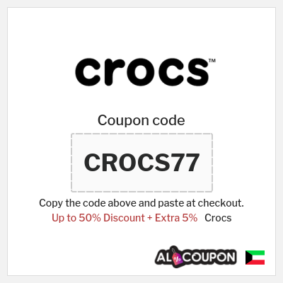 Coupon discount code for Crocs Exclusive 5% Promo Codes