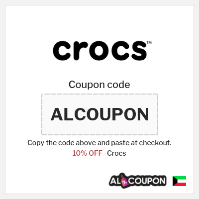Coupon for Crocs (ALCOUPON) 10% OFF