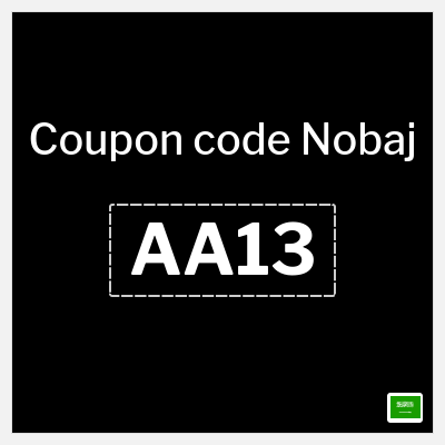 Coupon for Nobaj (AA13) Up to 110 Saudi riyal OFF