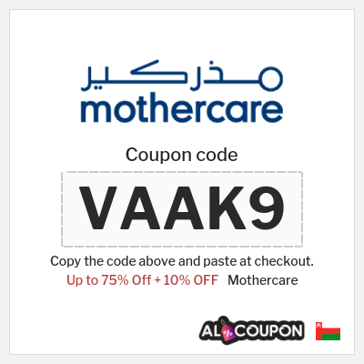 Coupon discount code for Mothercare Up to 75% Deals + 10% Coupons