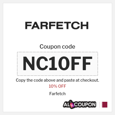 Coupon for Farfetch (NC10FF) 10% OFF