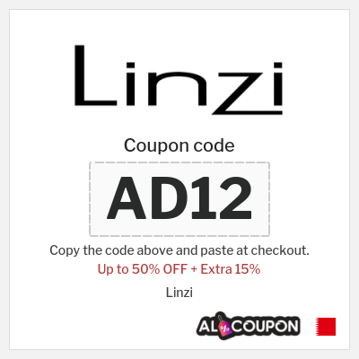 Coupon discount code for Linzi 15% OFF