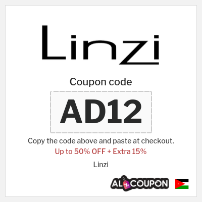 Coupon discount code for Linzi 15% OFF