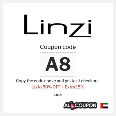 Coupon discount code for Linzi 15% OFF