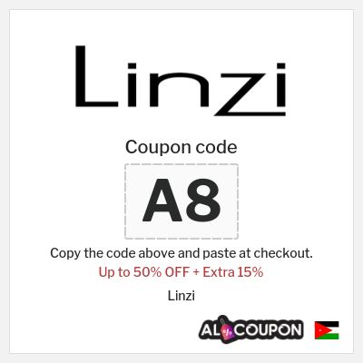 Coupon for Linzi (A8) Up to 50% OFF + Extra 15%