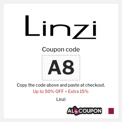 Coupon for Linzi (A8) Up to 50% OFF + Extra 15%