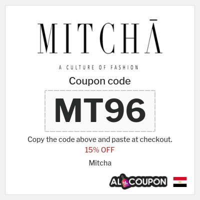 Coupon for Mitcha (MT96) 15% OFF