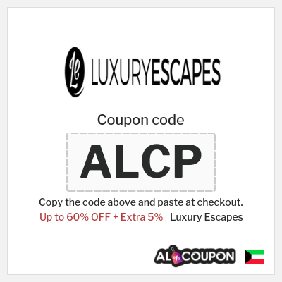 Coupon discount code for Luxury Escapes 5% OFF