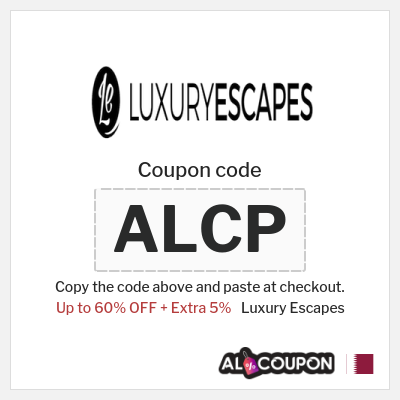 Coupon for Luxury Escapes (ALCP) Up to 60% OFF + Extra 5%
