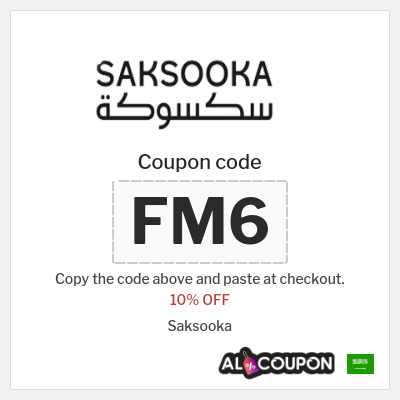 Coupon for Saksooka (FM6) 10% OFF