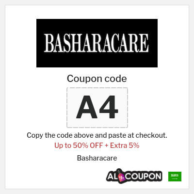 Coupon discount code for Basharacare 5% OFF