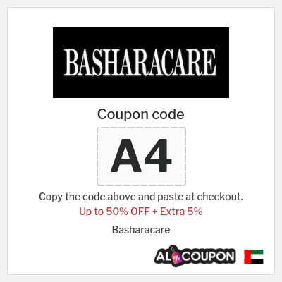 Coupon for Basharacare (A4) Up to 50% OFF + Extra 5%