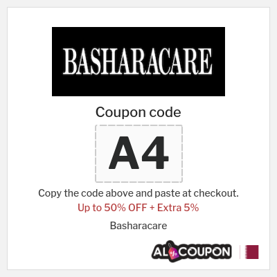 Coupon for Basharacare (A4) Up to 50% OFF + Extra 5%