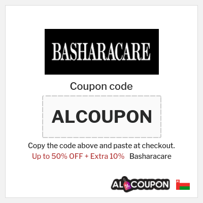 Coupon for Basharacare (ALCOUPON) Up to 50% OFF + Extra 10%