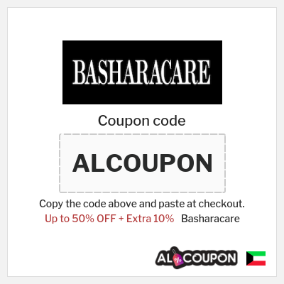 Coupon for Basharacare (ALCOUPON) Up to 50% OFF + Extra 10%