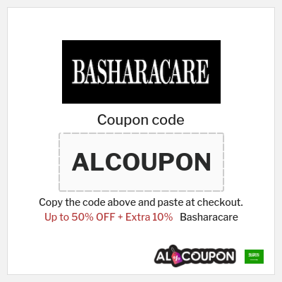 Coupon for Basharacare (ALCOUPON) Up to 50% OFF + Extra 10%