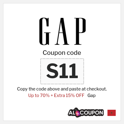 Coupon discount code for Gap 15% Exclusive Promo Codes