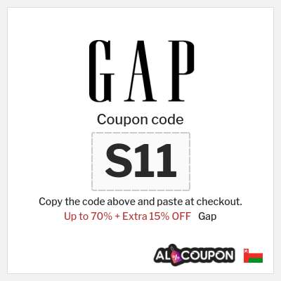 Coupon discount code for Gap 15% Exclusive Promo Codes