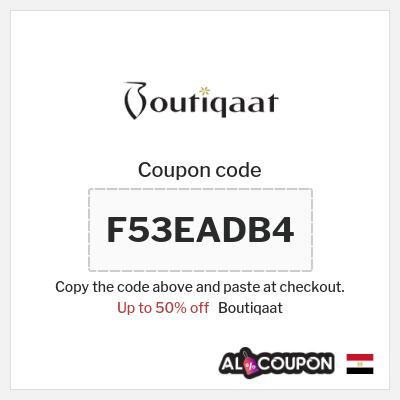 Coupon discount code for Boutiqaat Up to 50% off