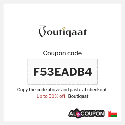 Coupon discount code for Boutiqaat Up to 50% off