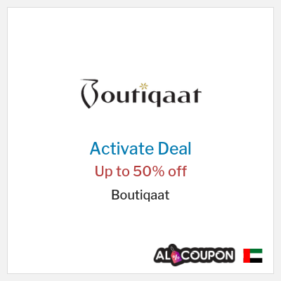 Coupon discount code for Boutiqaat Up to 50% off