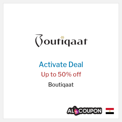 Coupon discount code for Boutiqaat Up to 50% off