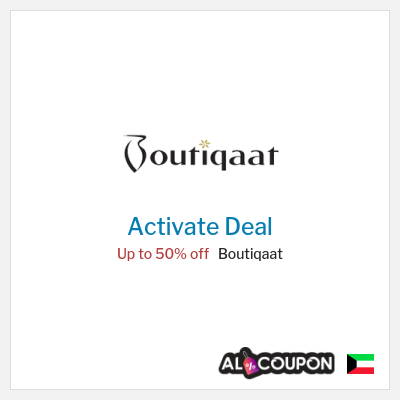 Coupon discount code for Boutiqaat Up to 50% off