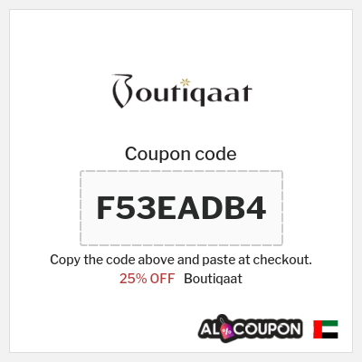 Boutiqaat Coupon (F53EADB4) Boutiqaat first order coupon code