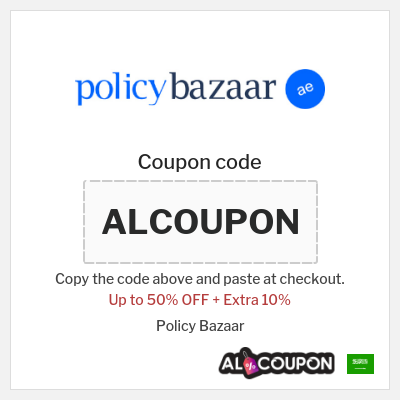 Coupon discount code for Policy Bazaar 10% OFF