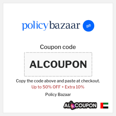 Coupon discount code for Policy Bazaar 10% OFF