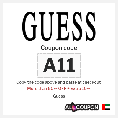 Guess coupon code UAE Guess online shopping deals