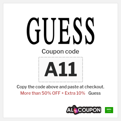 Coupon discount code for Guess 10% OFF