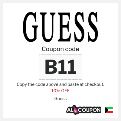 Coupon for Guess (B11) 10% OFF