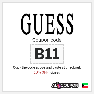 Coupon for Guess (B11) 10% OFF