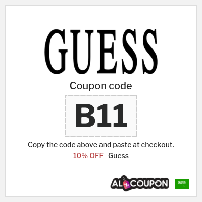 Coupon for Guess (B11) 10% OFF