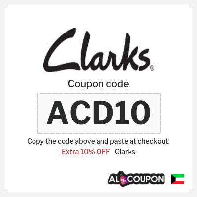 Coupon discount code for Clarks 20% OFF