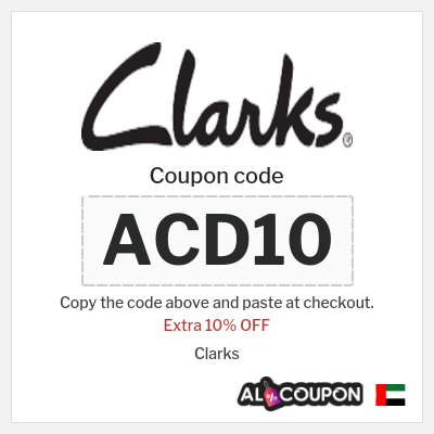 Coupon discount code for Clarks 20% OFF